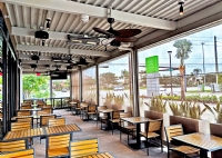 Outdoor Commercial Curtains, Shades, and Screens